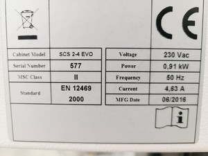 Thumbnail image of Envair eco SCS 2-4 EVO Class II Safety Cabinet w/ Stand Lab