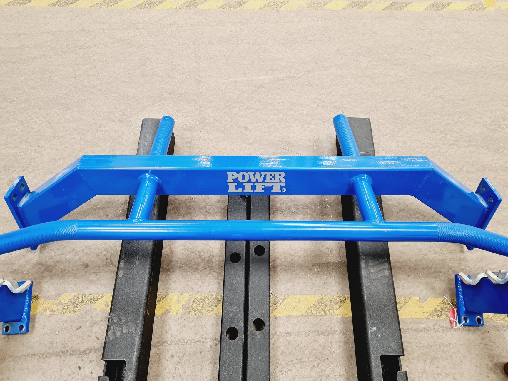 Image of Power Lift Pro Series Half Rack / Commercial Olympic Squat Rack, Plate Storage