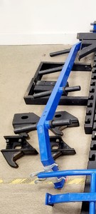 Thumbnail image of Power Lift Pro Series Half Rack / Commercial Olympic Squat Rack, Plate Storage