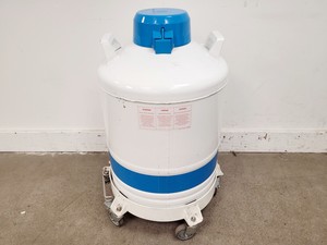 Thumbnail image of Air Liquide GT38 Liquid Nitrogen Dewar w/ 6 x Storage Cylinder Lab