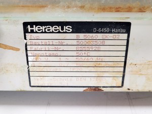 Thumbnail image of Heraeus D-6450 Hanau B5060 EK-02 Lab Incubator
