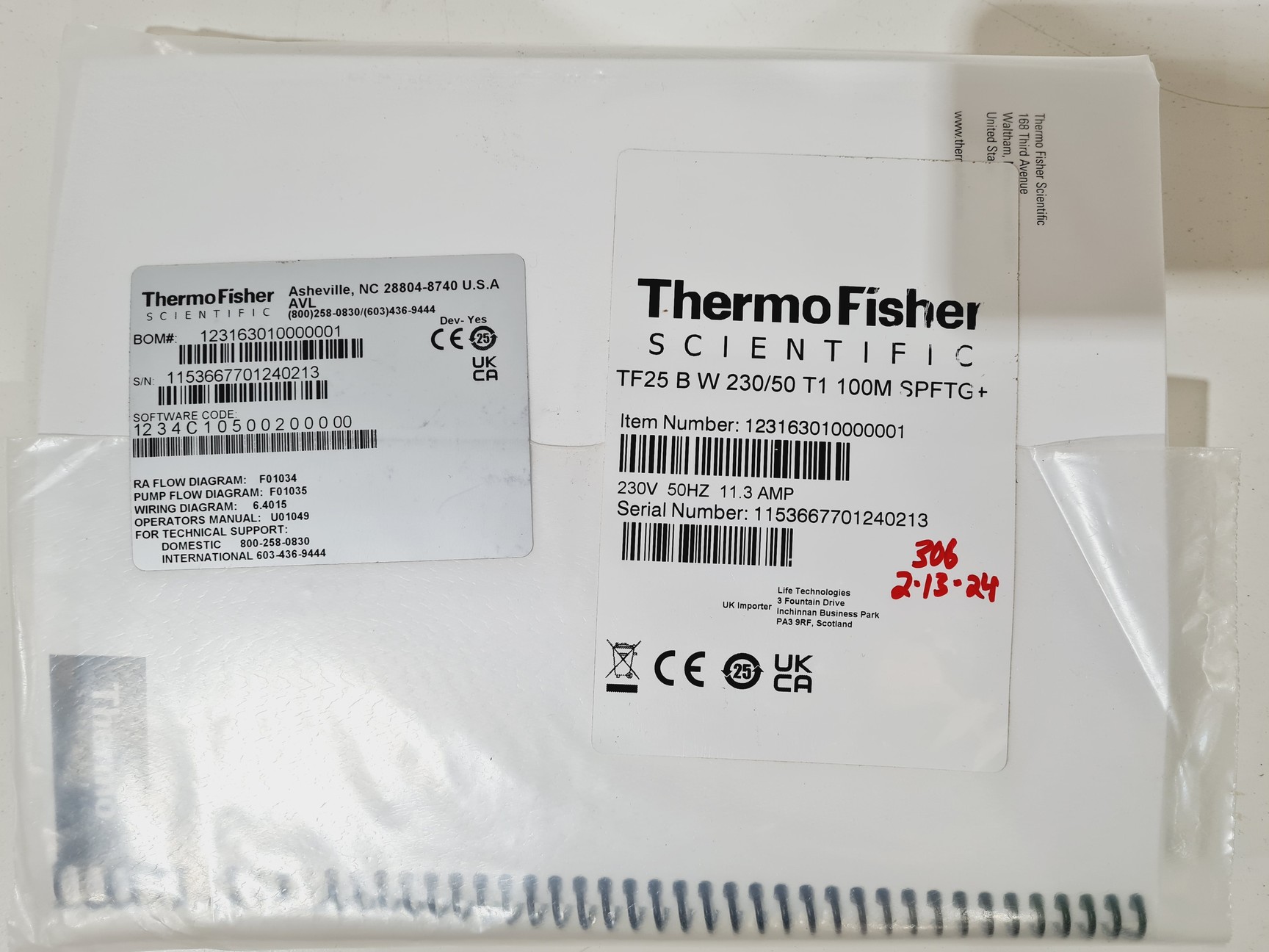 Image of ThermoFisher Neslab ThermoFlex2500 Recirculating Chiller (2024)  Lab