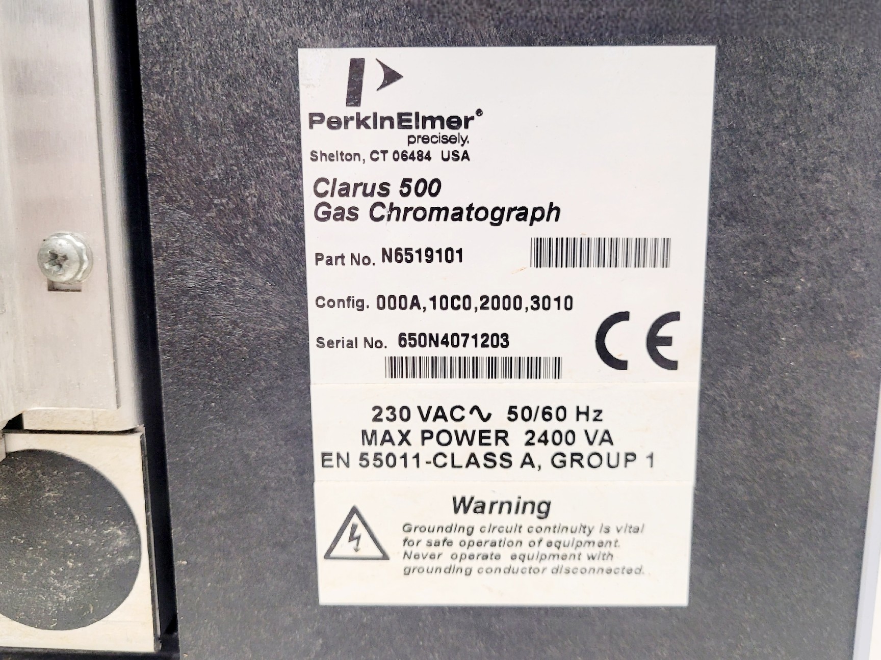 Image of PerkinElmer Clarus 500 Gas Chromatography GC Lab