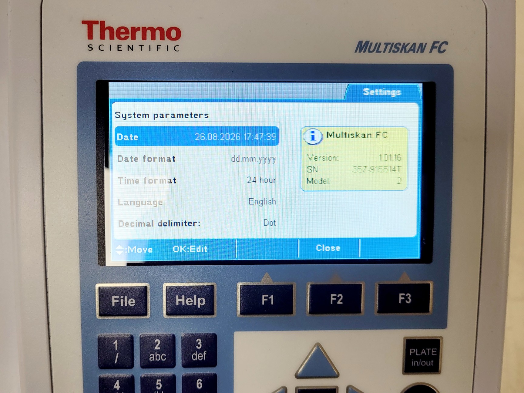 Image of Thermo Scientific Multiskan FC 357 Microplate Reader 2018 Lab
