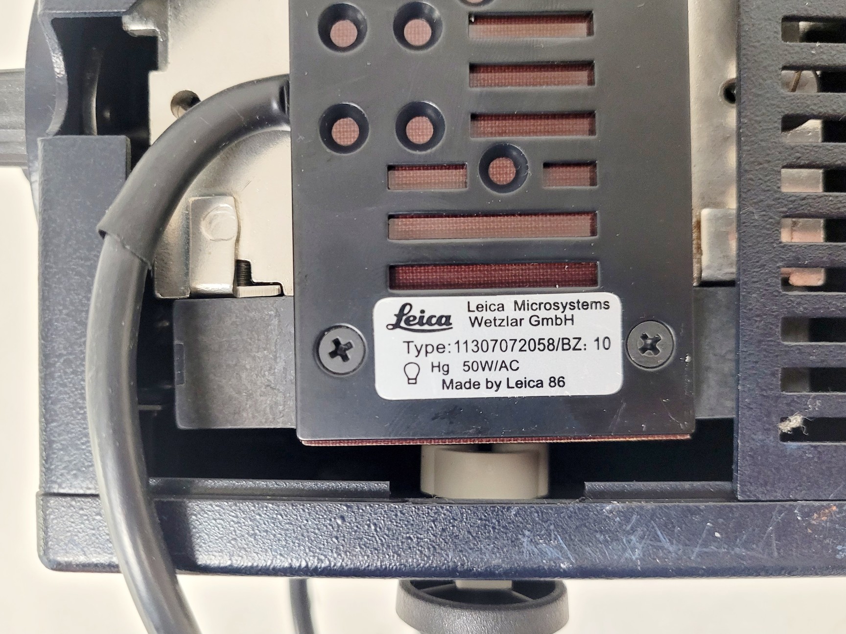 Image of Leica Microsystems 11307072058/BZ Microscope Lamp W/ 301-185.104-000 PSU