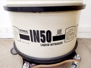 Thumbnail image of Inoxcva Cryoseal IN50 Liquid Nitrogen Cryogenic Container/Dewar/Tank W/ t