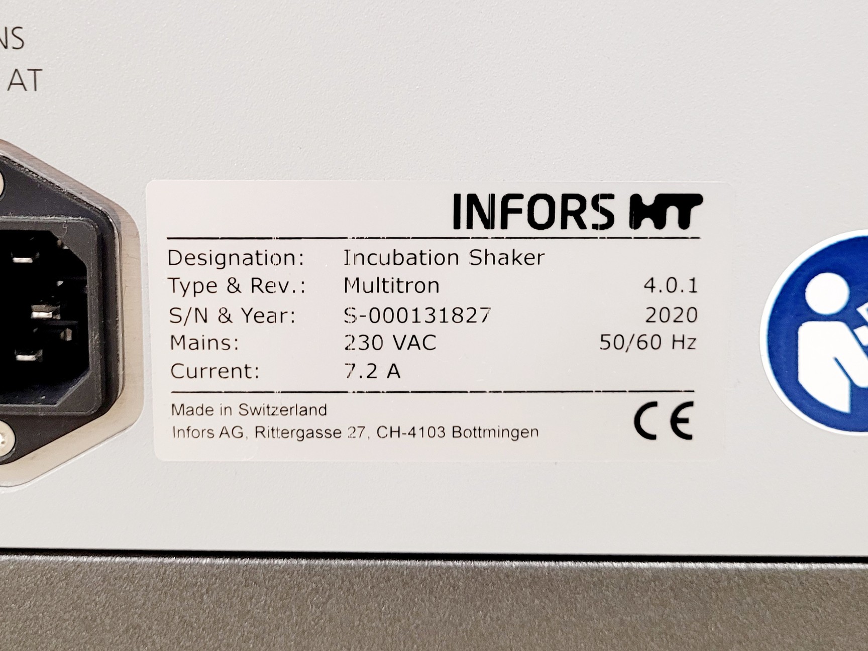 Image of Infors-HT Multitron 4.0.1 Shaking Incubator Triple Stack (2020) Lab