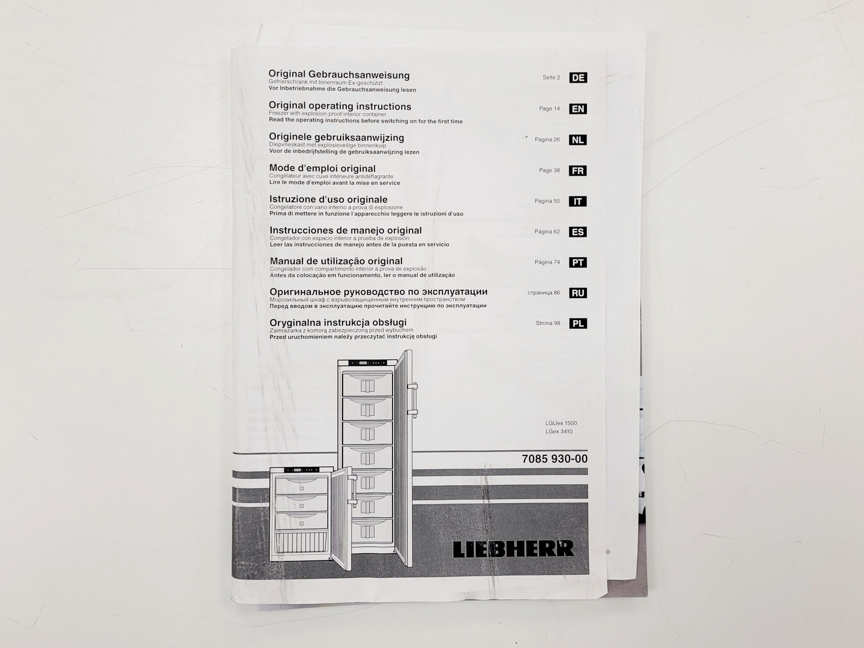 Image of Liebherr MediLine LGUEX 1500 Laboratory Freezer