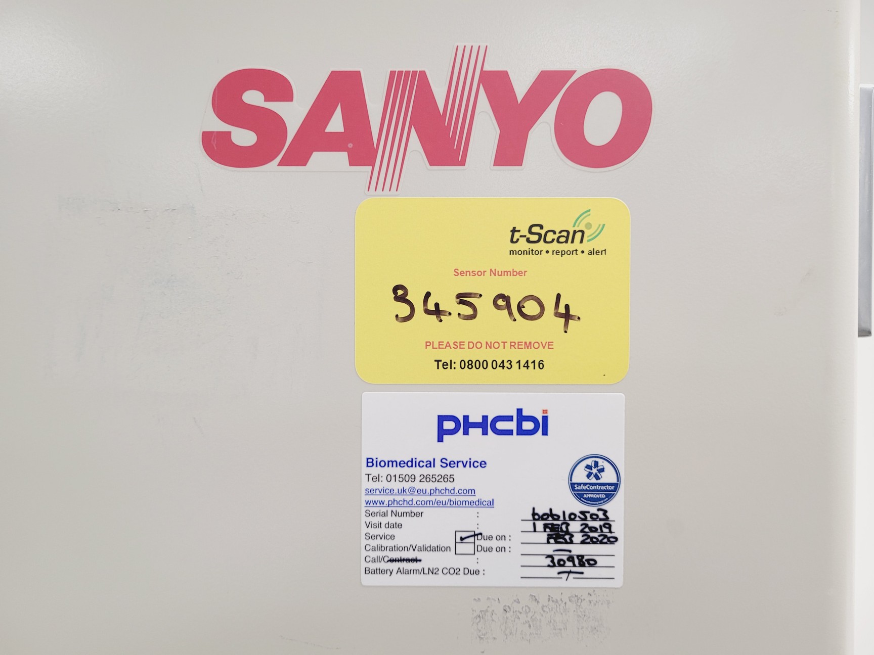 Image of Sanyo MDF-U72V Ultra Low Temperature Freezer -80ºc Lab
