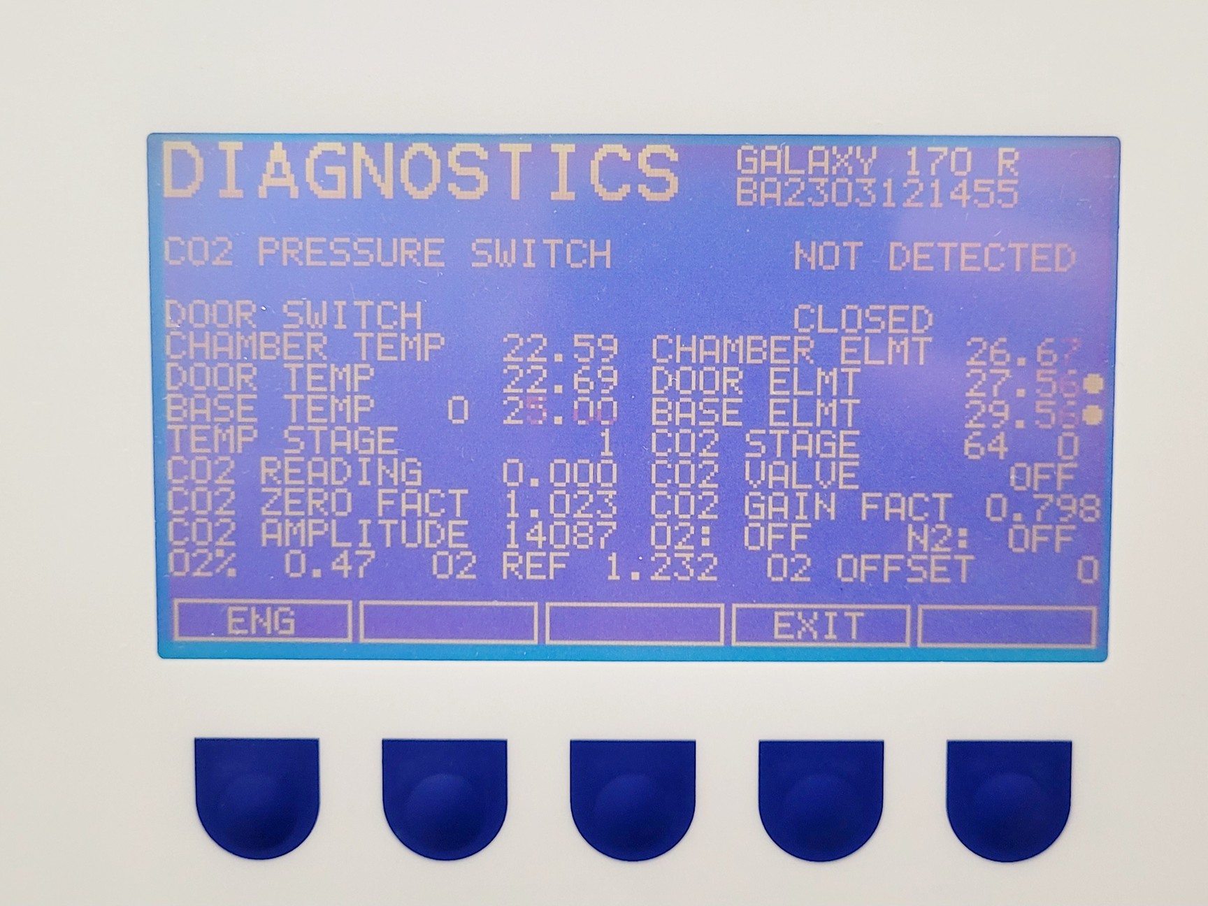 Image of New Brunswick Galaxy 170 R CO2 Incubator Double Stack 