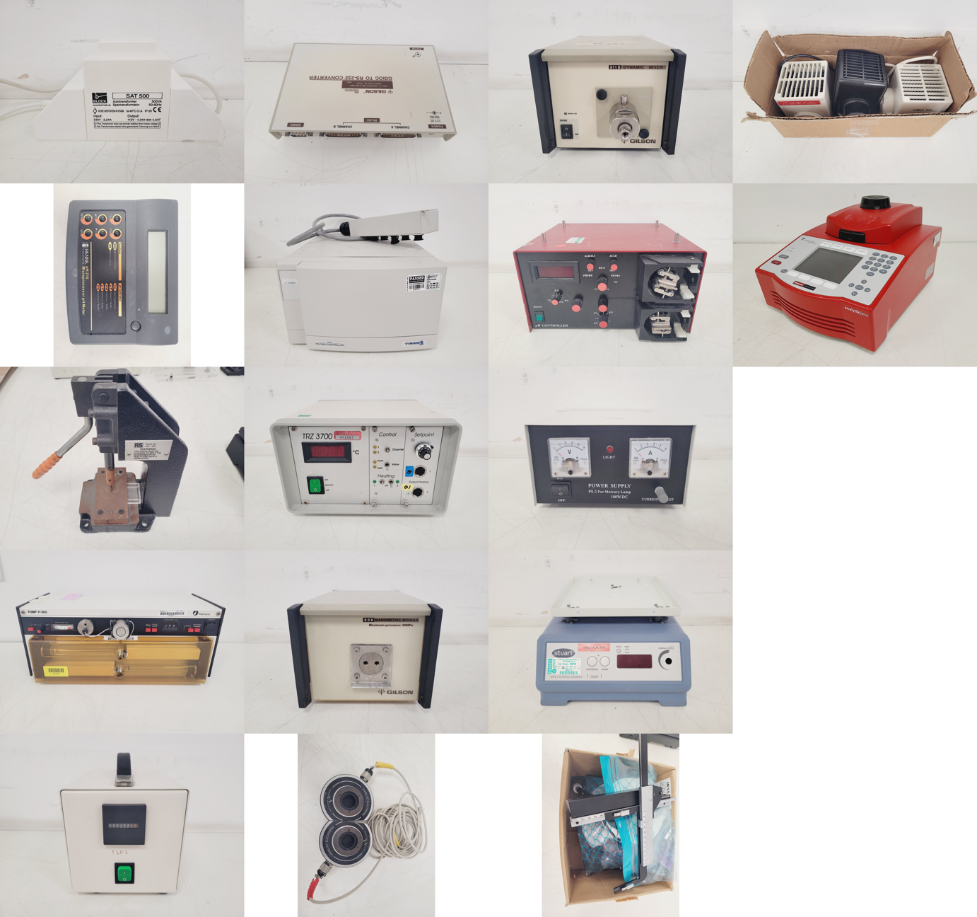 Image of Mixed Job Lot of Laboratory Equipment - Techne, Gilson, Carl Zeiss, Grant