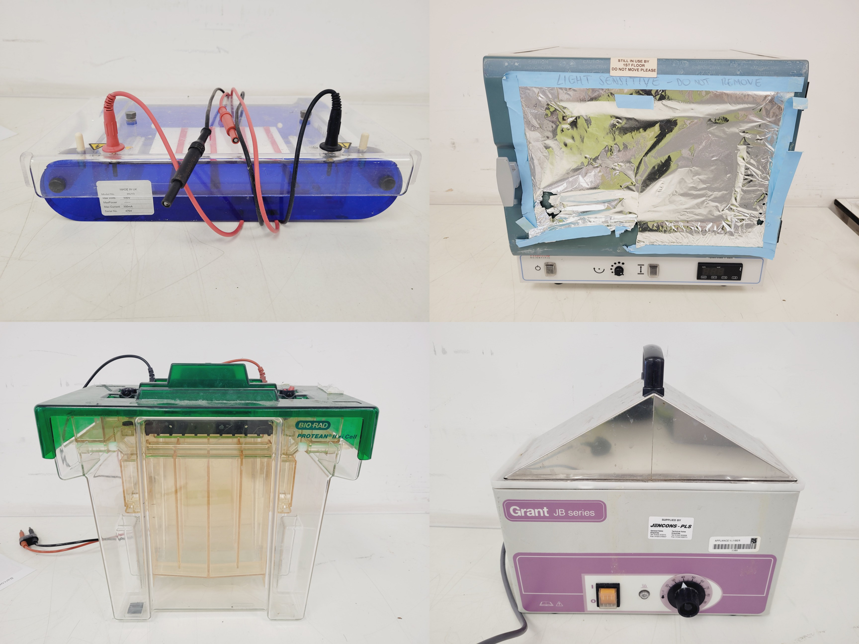 Image of Mixed Job Lot of Laboratory Equipment - Techne, Gilson, Carl Zeiss, Grant