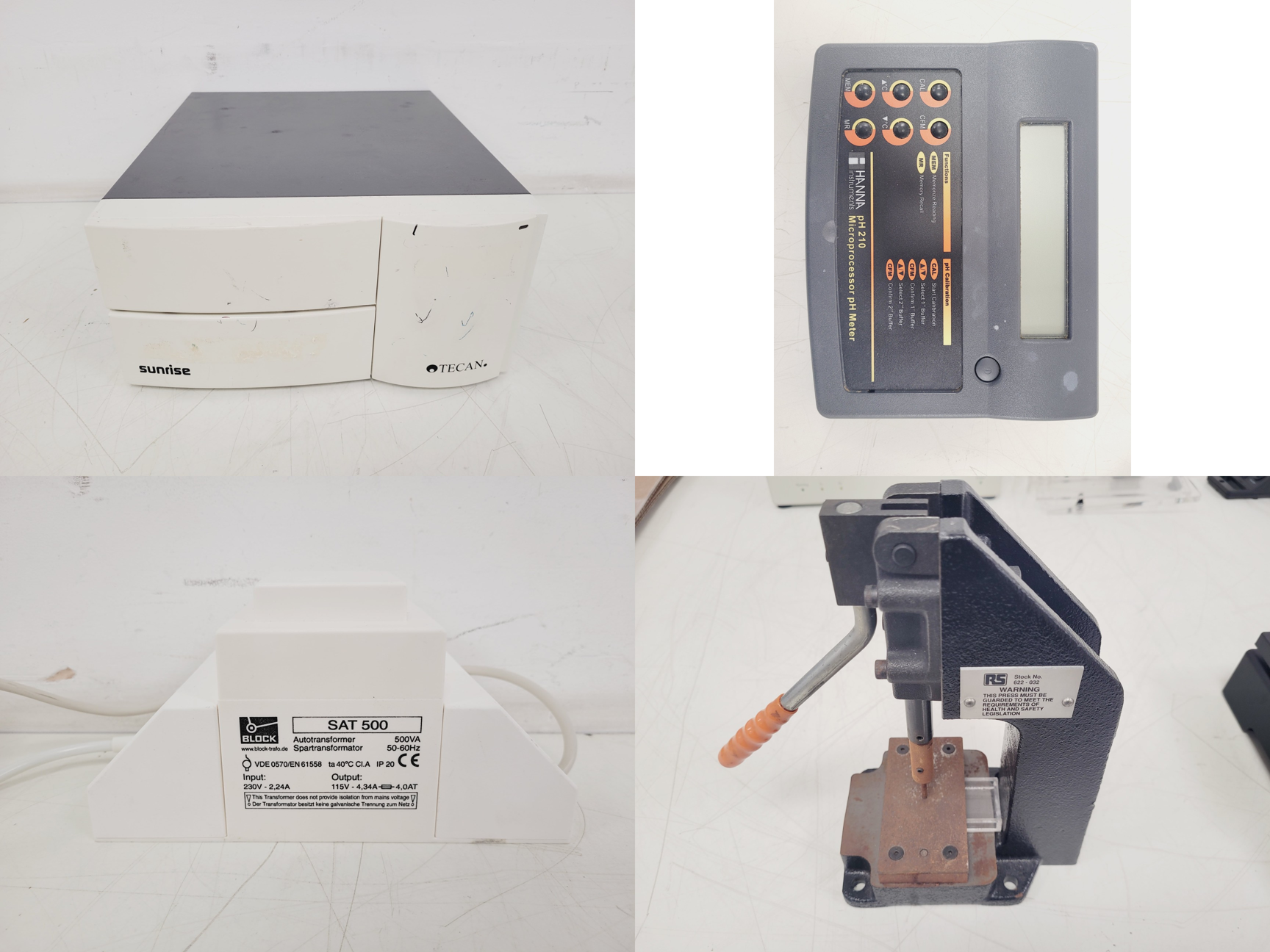 Image of Mixed Job Lot of Laboratory Equipment - Techne, Gilson, Carl Zeiss, Grant