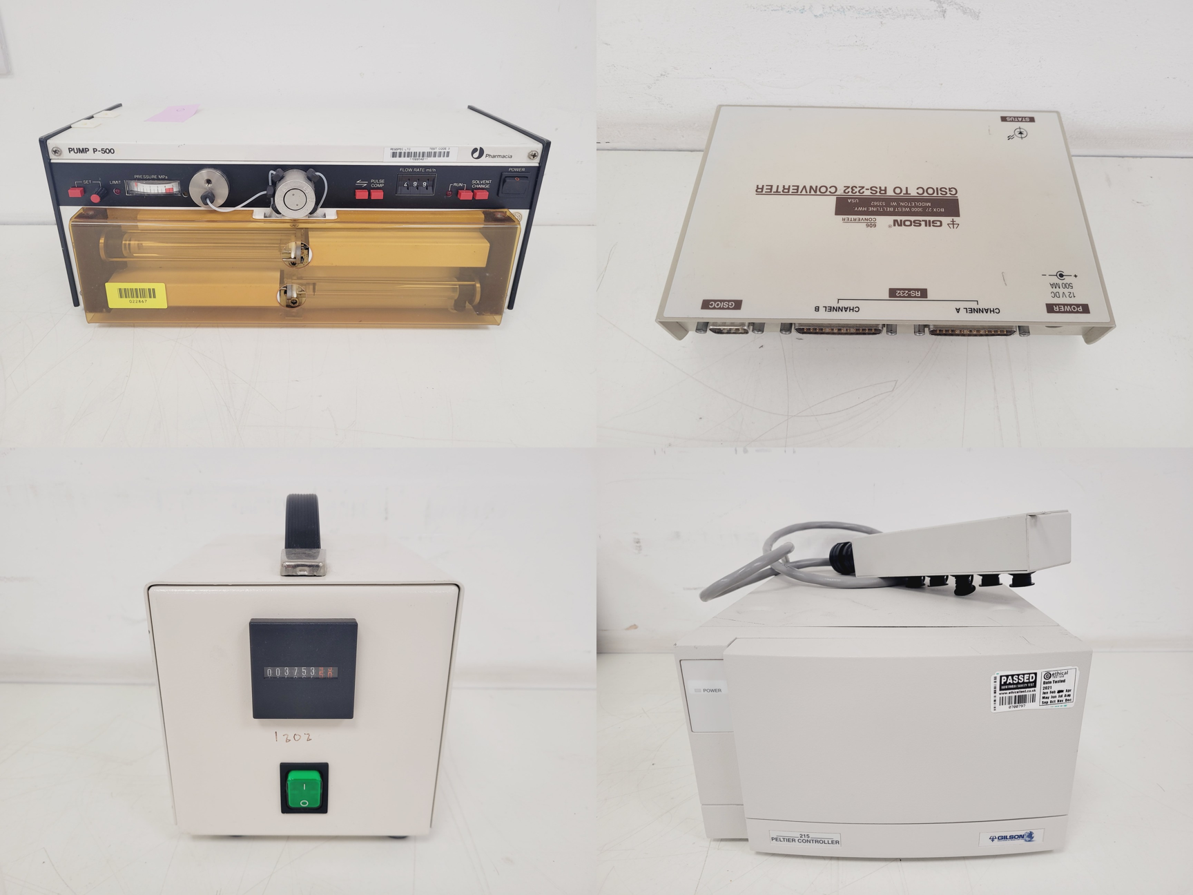 Image of Mixed Job Lot of Laboratory Equipment - Techne, Gilson, Carl Zeiss, Grant