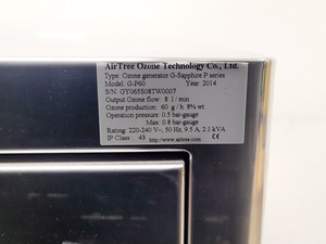 Thumbnail image of AirTree Ozone Technology G-Sapphire P Series Ozone Generator G-P60