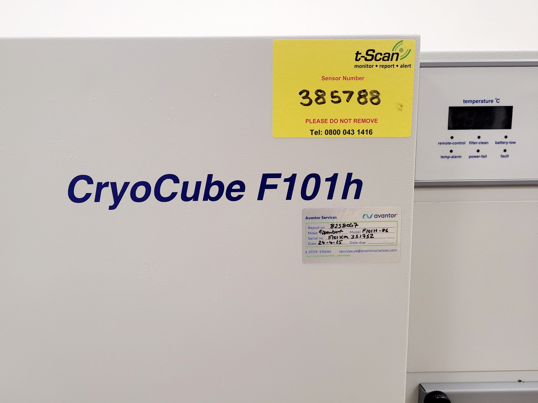 Image of Eppendorf CryoCube F101h-86 Ultra-Low Temperature Freezer Lab