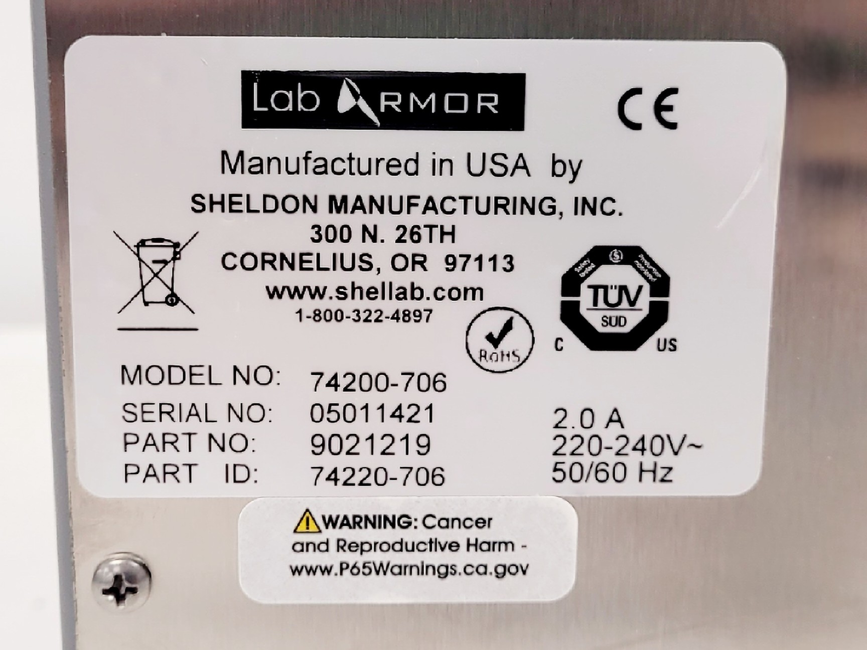 Image of Lab Armor Model 74200-706 Dry Bead Bath Lab