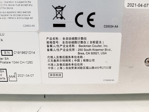 Thumbnail image of Beckman Coulter C19196 Vi-Cell Blu Cell Viability Analyzer (2021) 