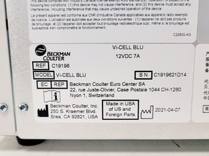 Thumbnail image of Beckman Coulter C19196 Vi-Cell Blu Cell Viability Analyzer (2021) 