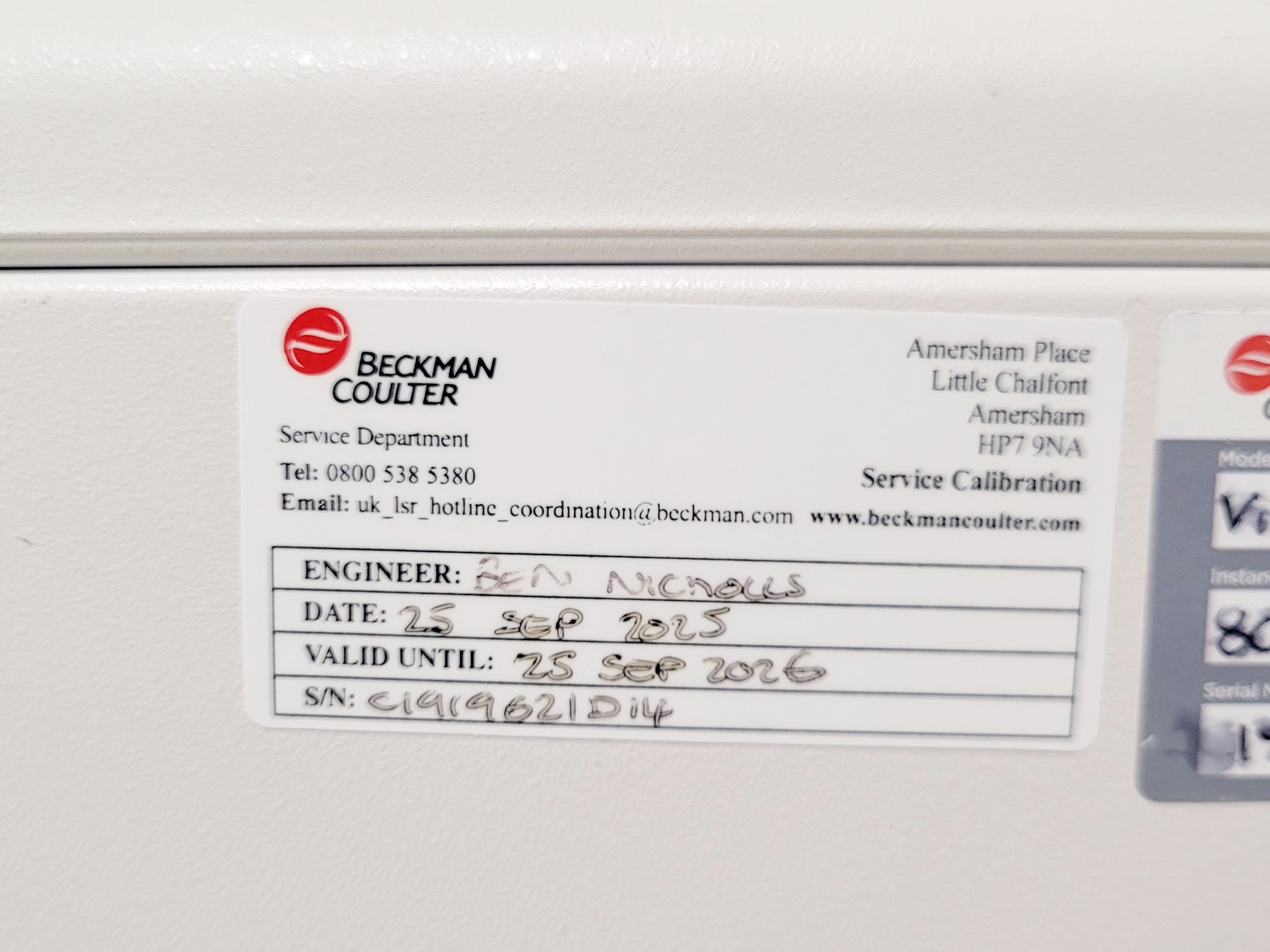 Image of Beckman Coulter C19196 Vi-Cell Blu Cell Viability Analyzer (2021) 