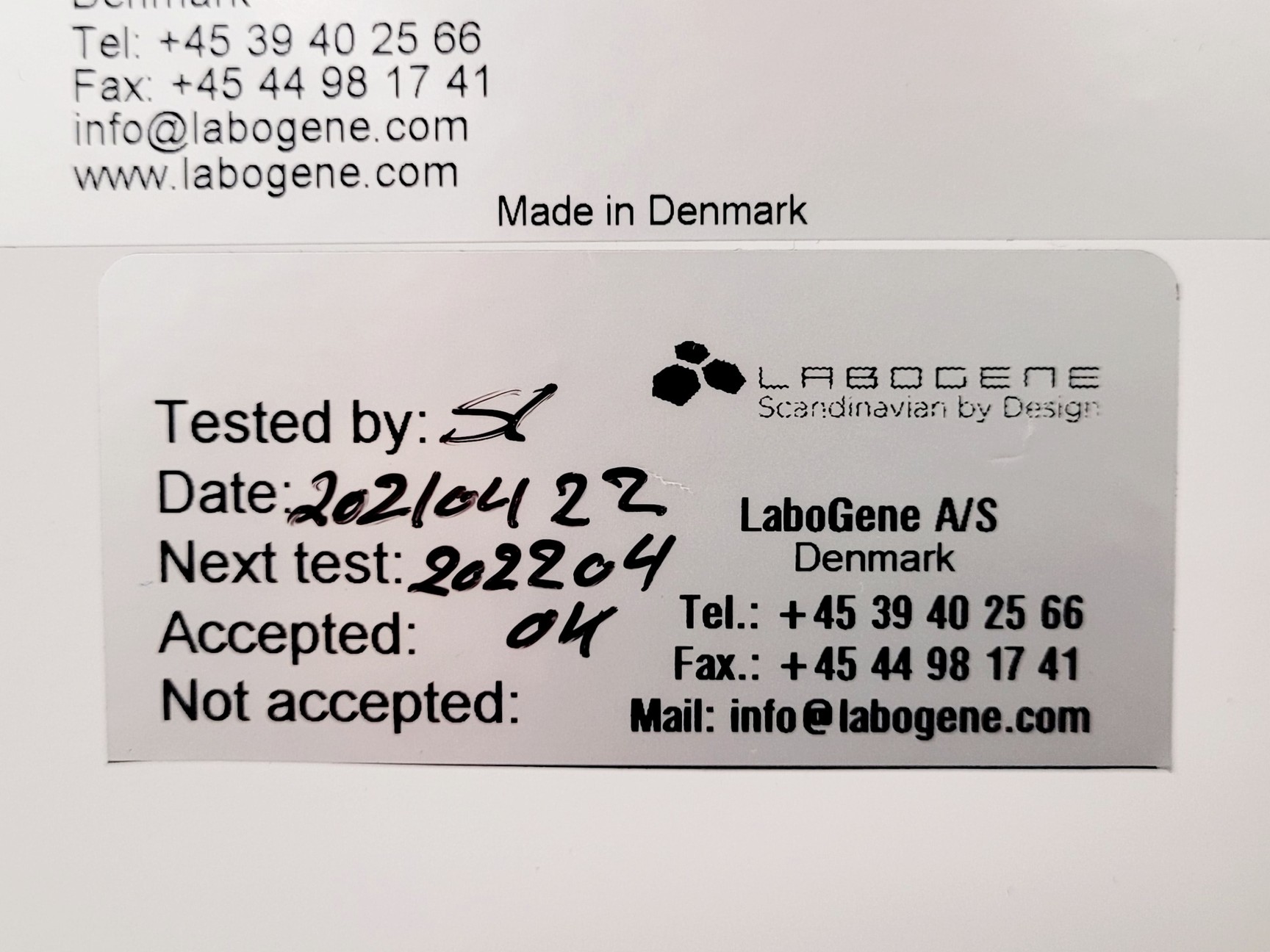 Image of Labogene Scanlaf Mars 1200 Class II Biological Safety Cabinet w/ Stand
