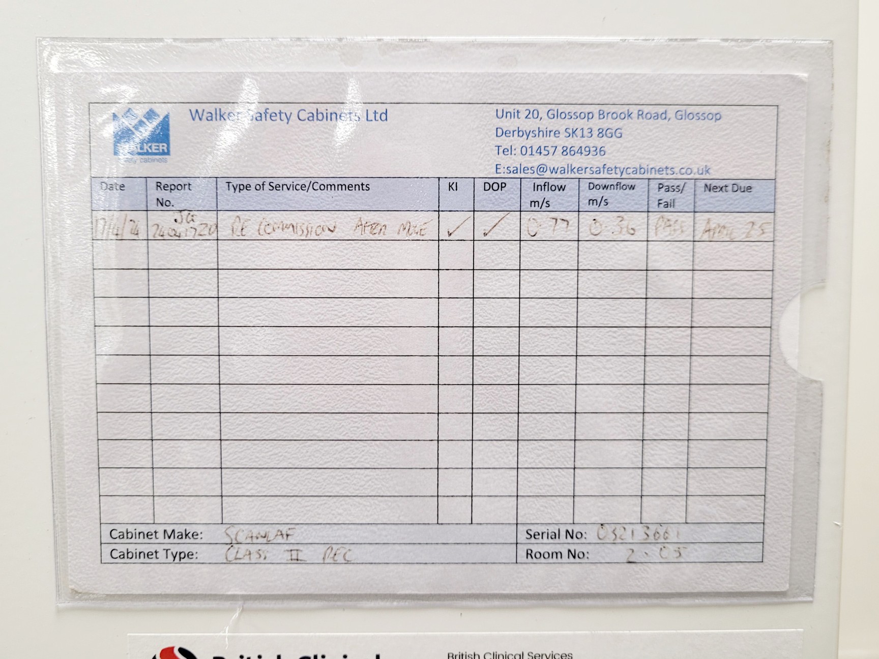 Image of Labogene Scanlaf Mars 1200 Class II Biological Safety Cabinet w/ Stand