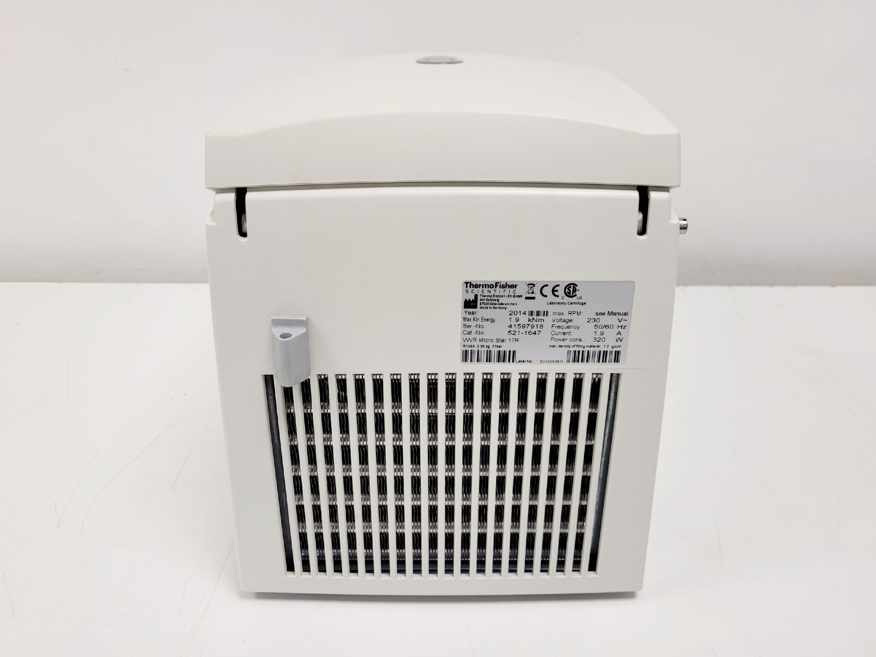 Image of VWR Micro Star 17R Centrifuge w/ ThermoFisher Rotor 75003424/3410