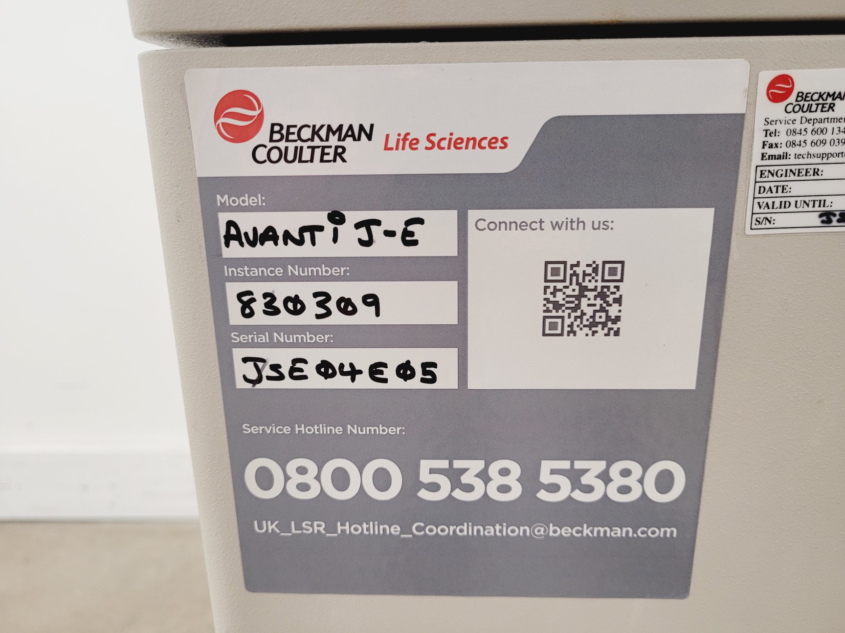 Image of Beckman Coulter Avanti J-E Centrifuge
