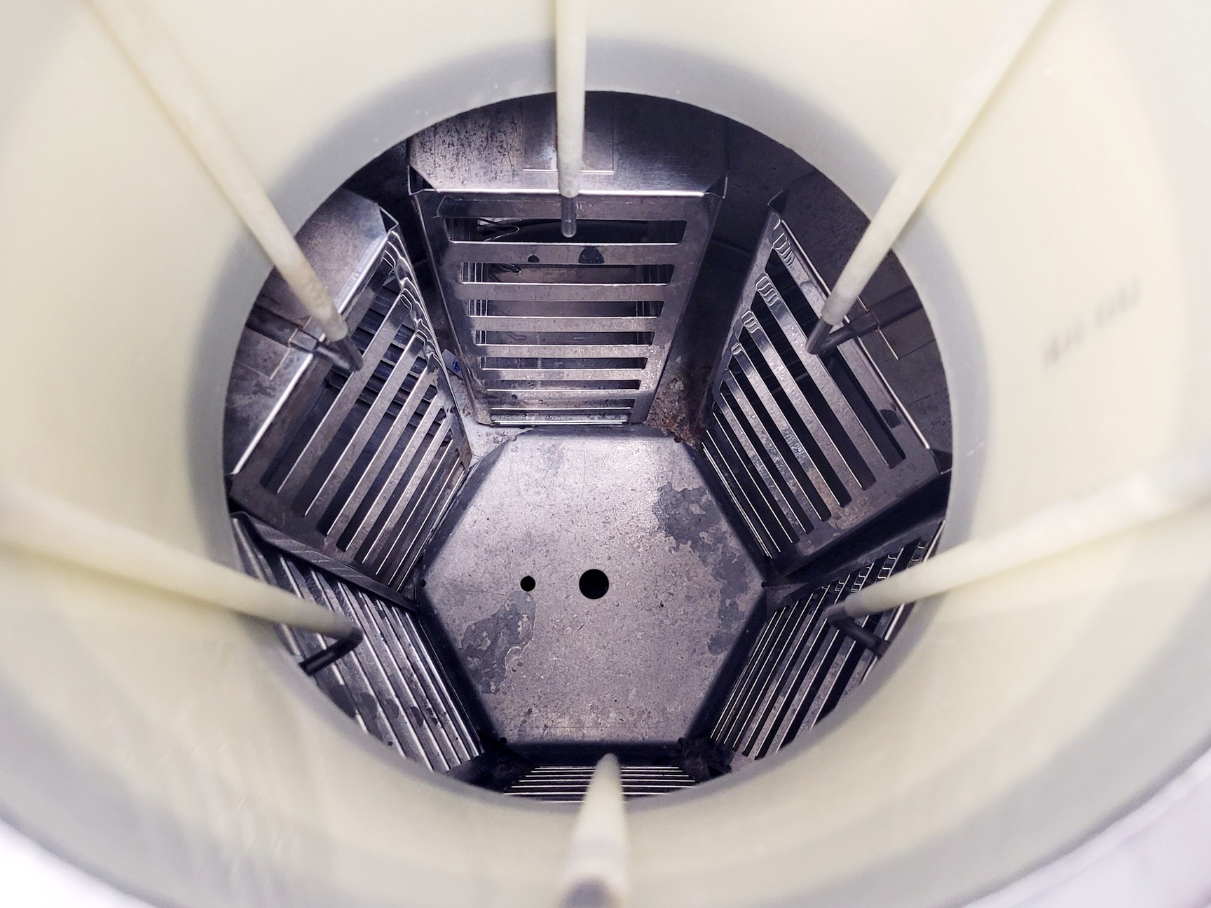 Image of BoroLabs GT140 Liquid Nitrogen Dewar w/ 6 x Storage Racks Lab
