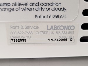 Thumbnail image of LABCONCO Freeze Dryer Cat No. 7382033