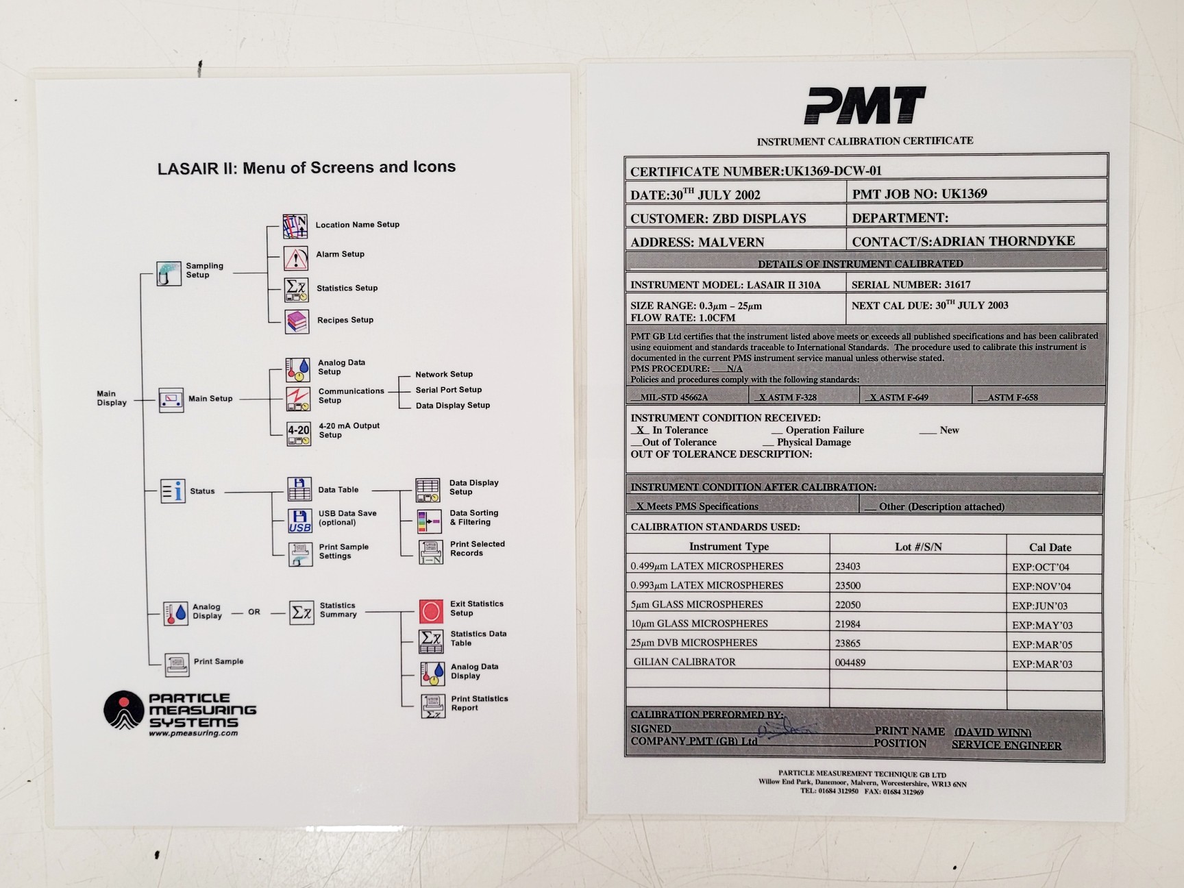 Image of Particle Measurement Systems Inc. Lasair II Particle Counter Lab