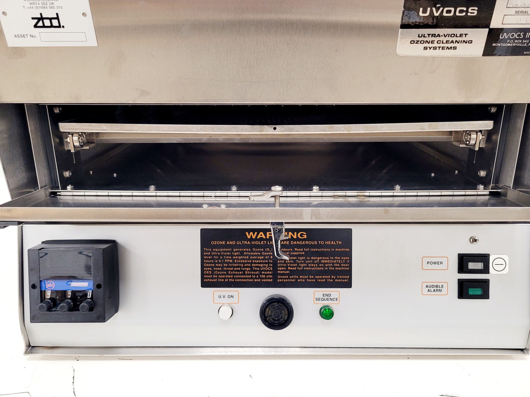 Image of UVOCS Inc UV Ozone Cleaning Systems Fume Extract T16x16/OES/E