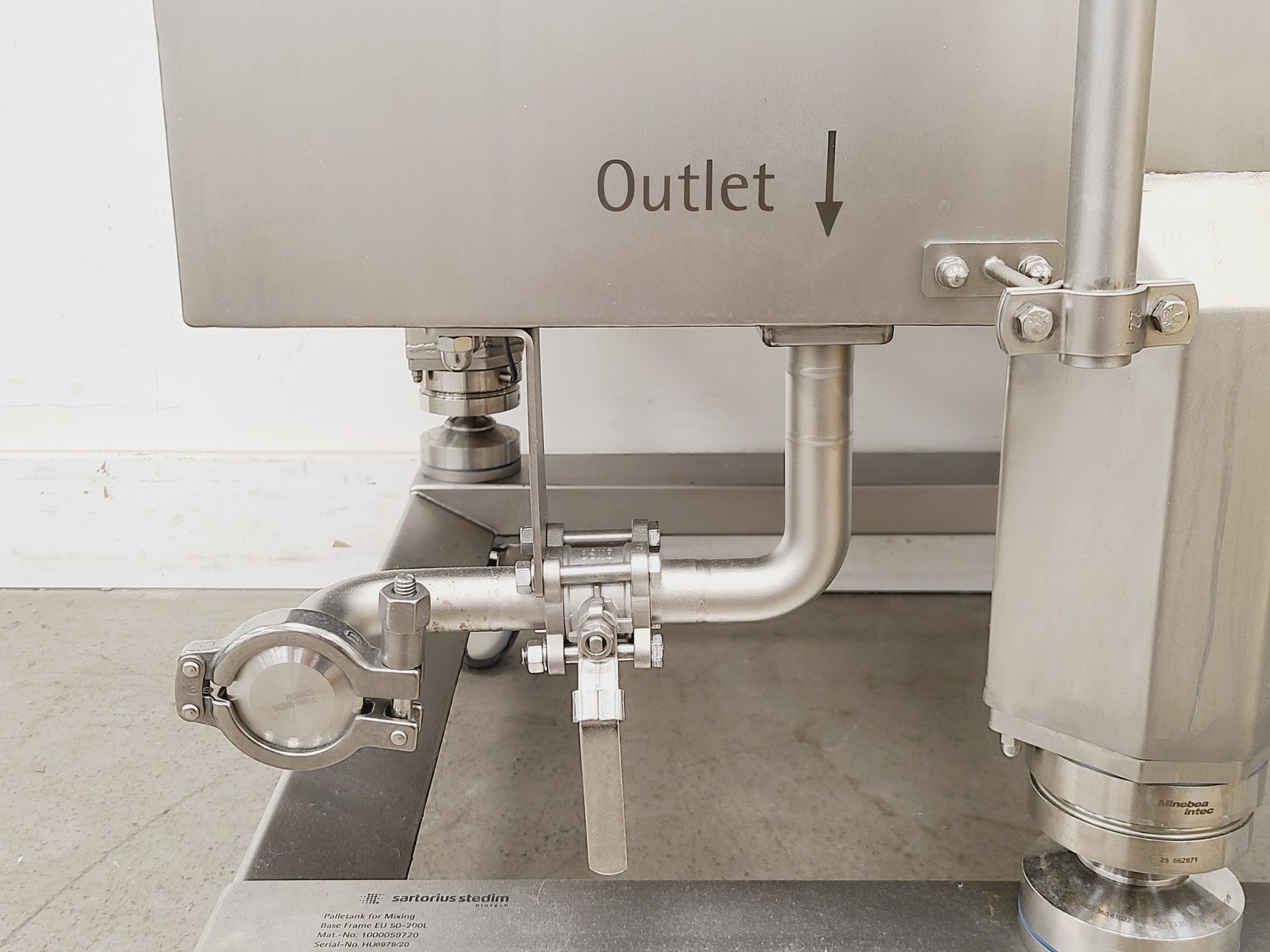 Image of Sartorius Stedim Biotech Pallet Tank for Mixing Base Module EU 200L w/ Combics 1