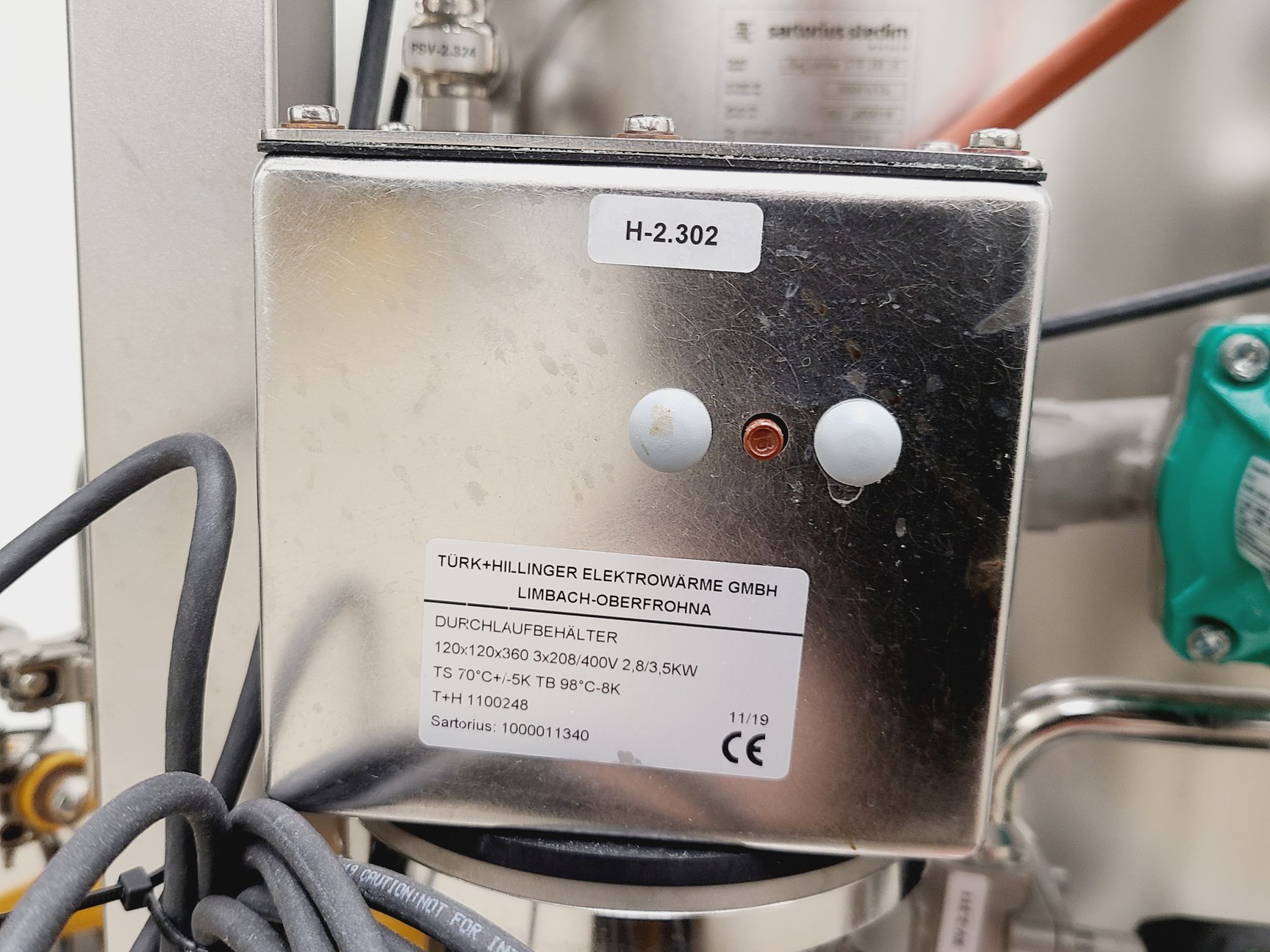 Image of Sartorius Stedim Biotech BIOSTAT STR BIOSTATSTR2 Stirred Tank Bioreactor 