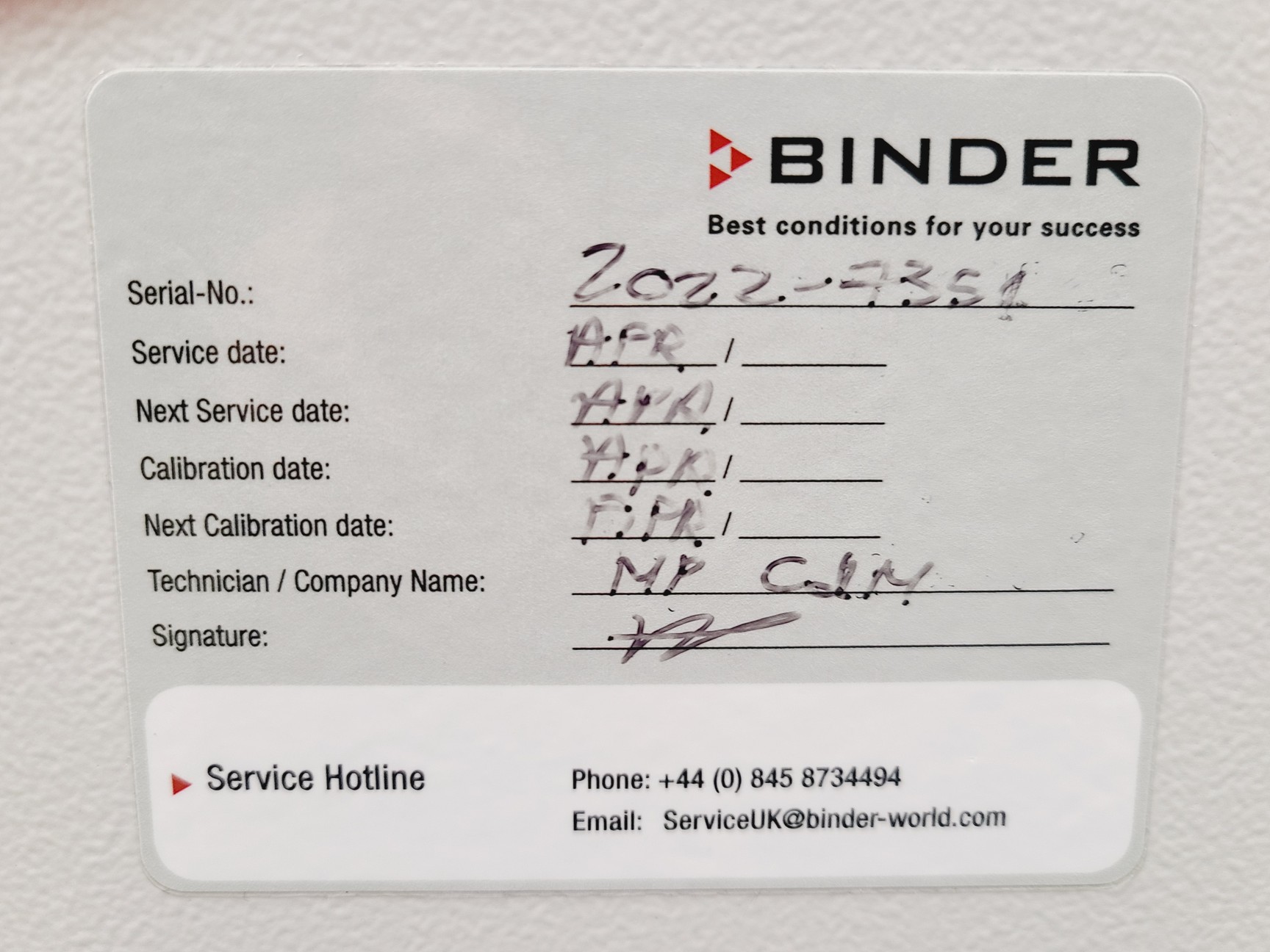 Image of Binder CB 170 Incubator Double Stack CO2 Lab
