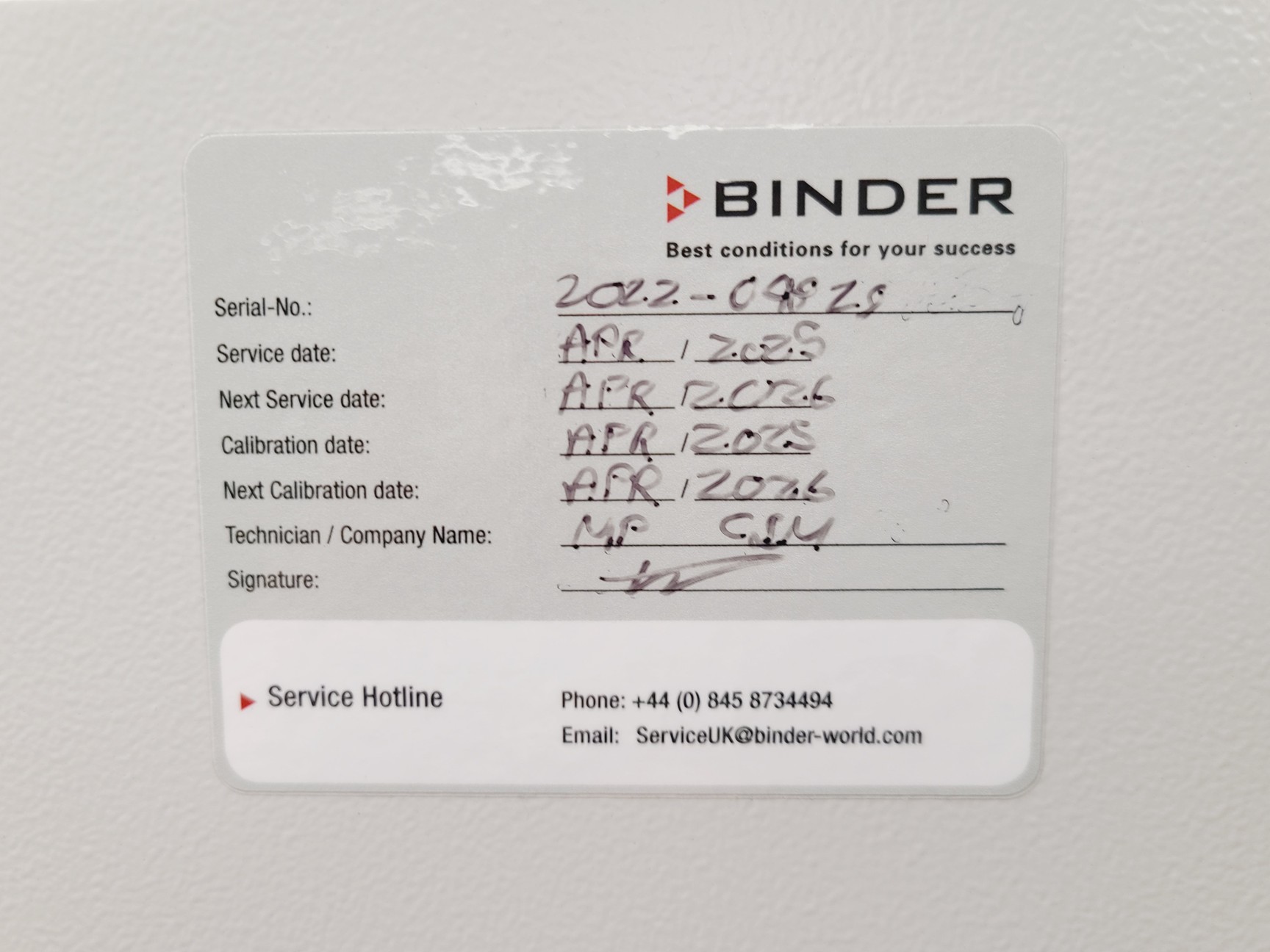 Image of Binder CB 170 Incubator Double Stack CO2 Lab