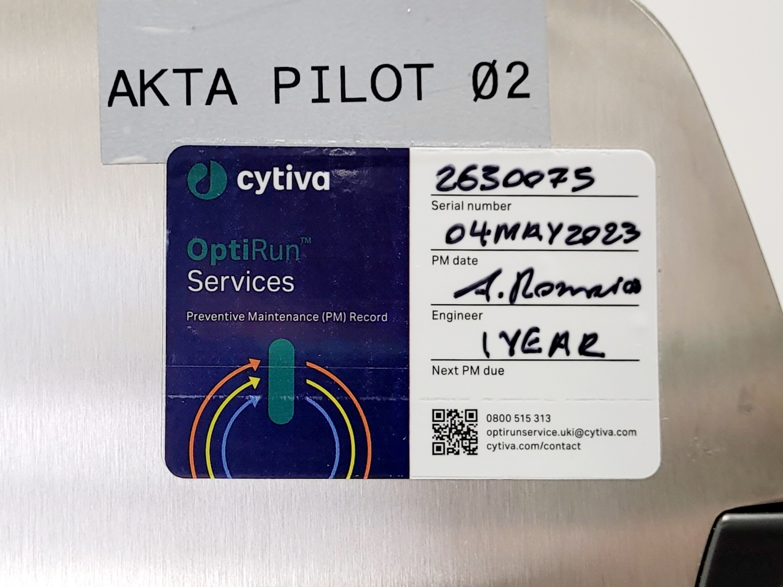 Image of ÄKTA Pilot 600 Chromatography System FPLC Lab (2020)