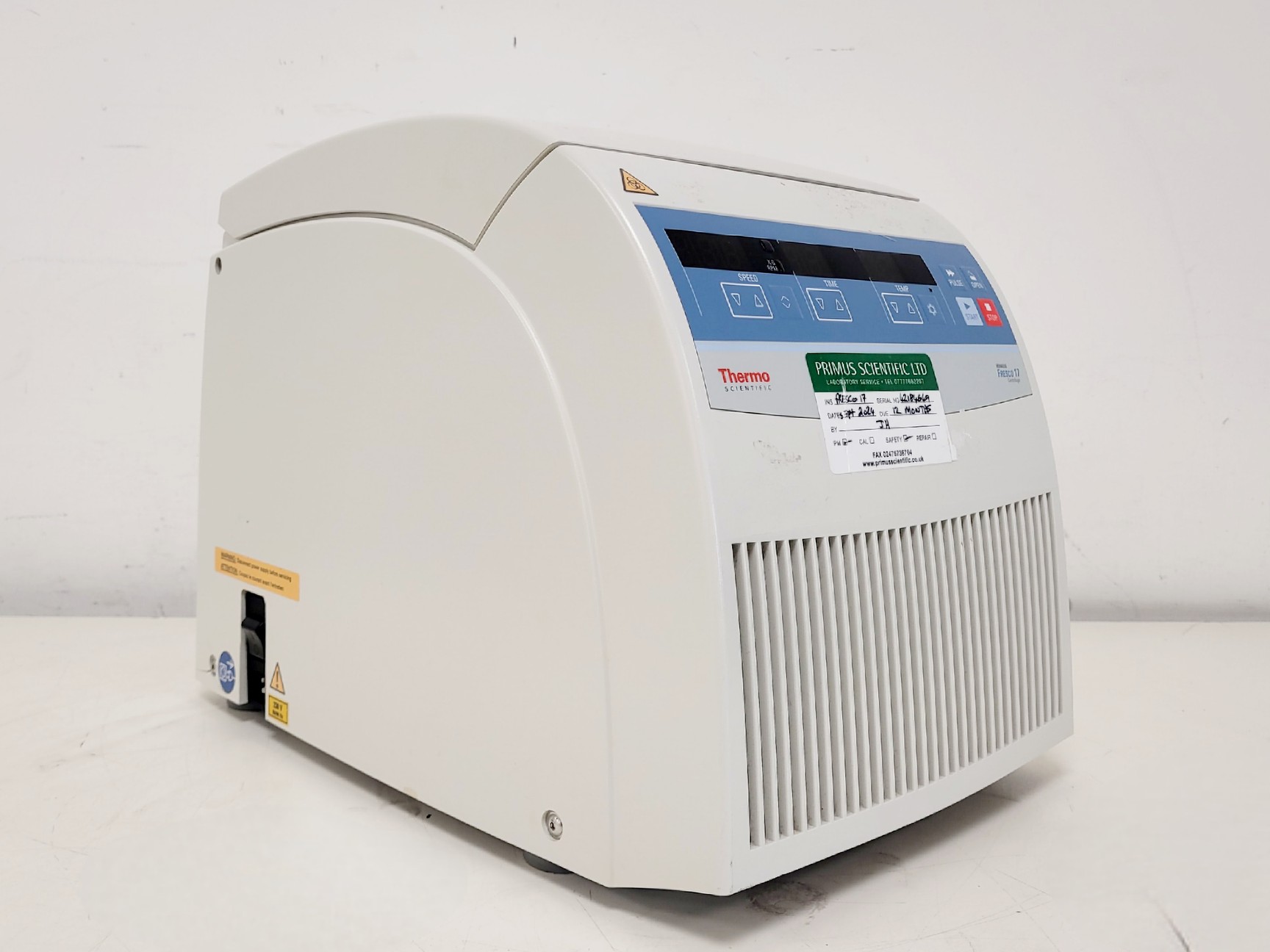 Image of Thermo Fisher Scientific Fresco 21 Microcentrifuge w/ 75003424 Rotor 14800RPM