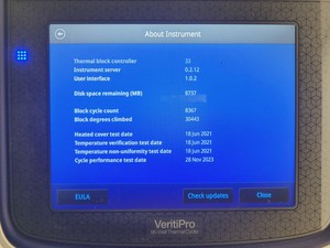 Thumbnail image of Applied Biosystems VeritiPro 96-Well Thermal Cycler Model 7394