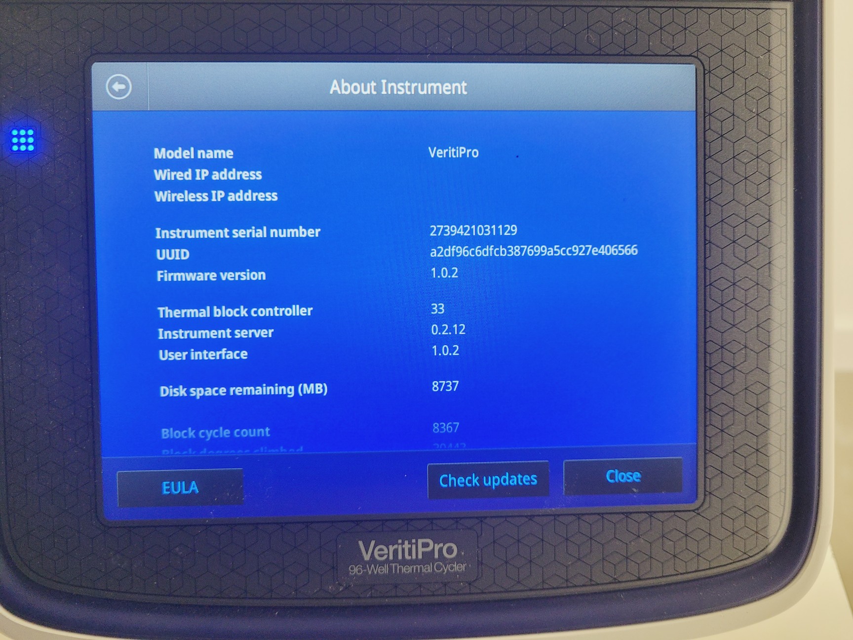 Image of Applied Biosystems VeritiPro 96-Well Thermal Cycler Model 7394