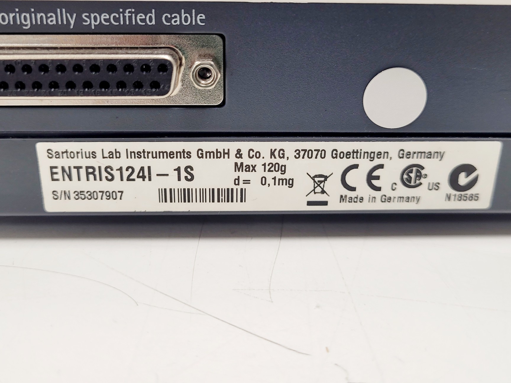 Image of Sartorius ENTRIS124I-1S 4dp Balance Lab