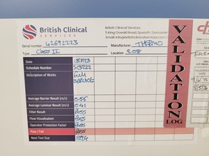 Thumbnail image of Thermo Scientific Safe 2020 Model 1.8 Class 2 Biological Safety Cabinet w/ Stand