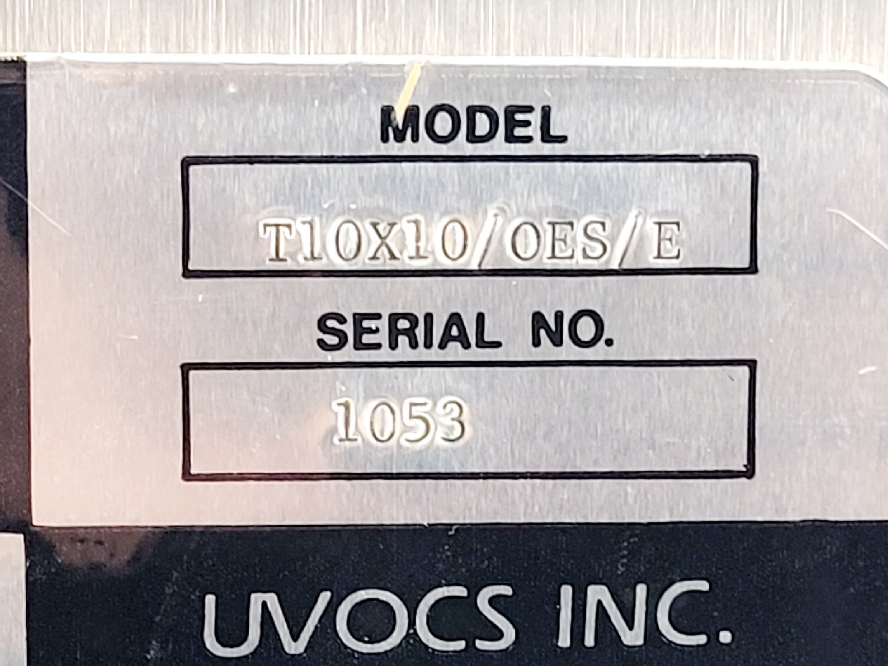Image of UVOCS Inc T10x10/OES/E UV Ozone Cleaning Systems Fume Extract