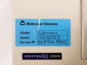 Thumbnail image of Molecular Devices SpectraMAX Gemini Microplate Spectrophotometer w/ PC