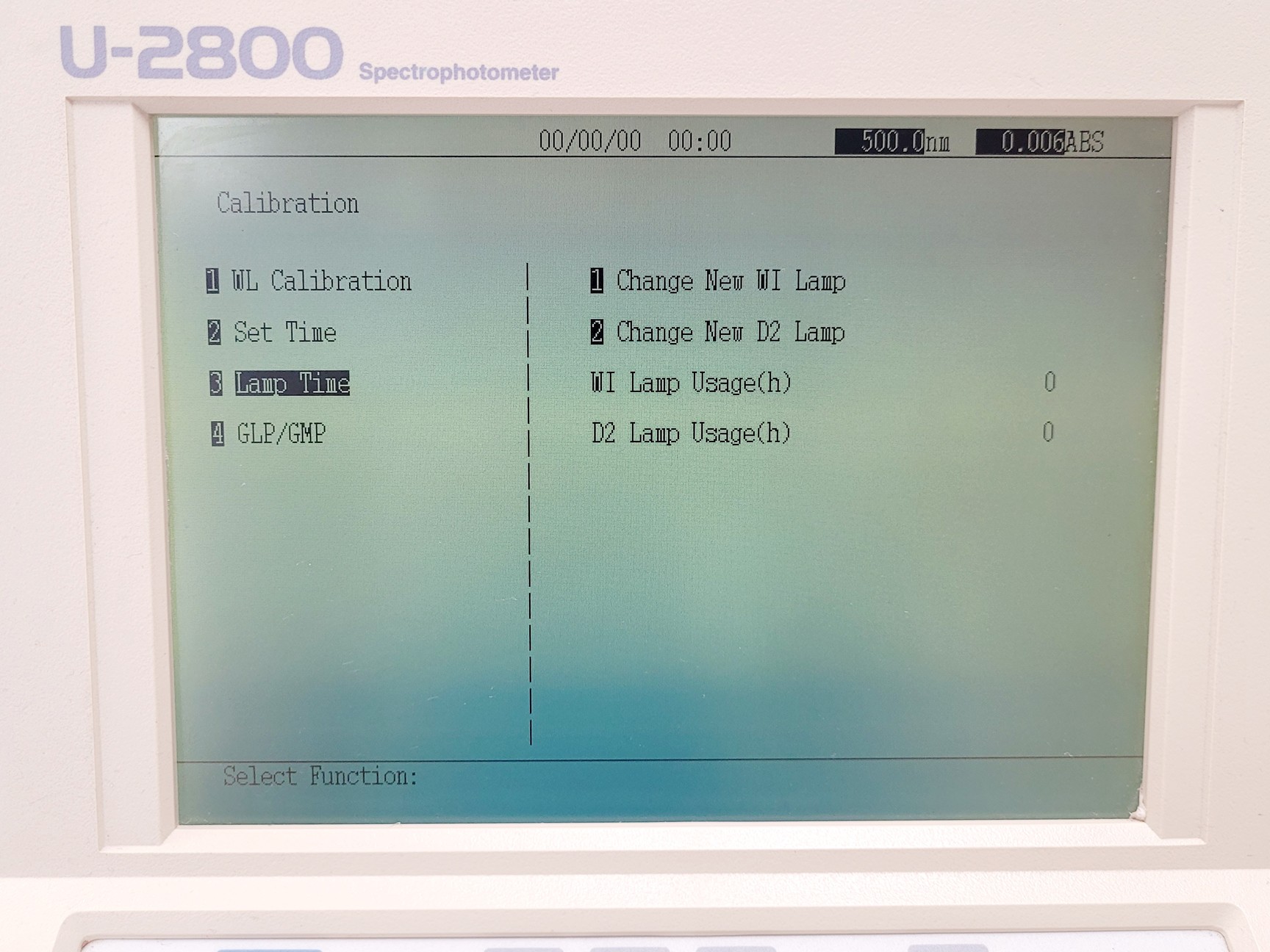 Image of Hitachi U-2800 UV/VIS Spectrophotometer Lab