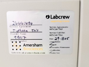 Thumbnail image of Amersham Biosciences Typhoon Trio+ Variable Mode Imager w/ PC System