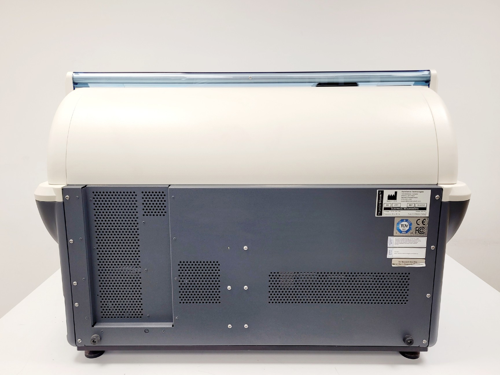 Image of RainDance Technologies ThunderStorm Sequencing System NGS Lab