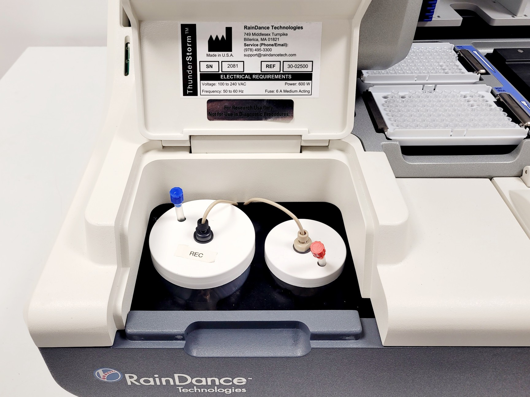 Image of RainDance Technologies ThunderStorm Sequencing System NGS Lab
