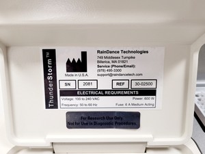 Thumbnail image of RainDance Technologies ThunderStorm Sequencing System NGS Lab