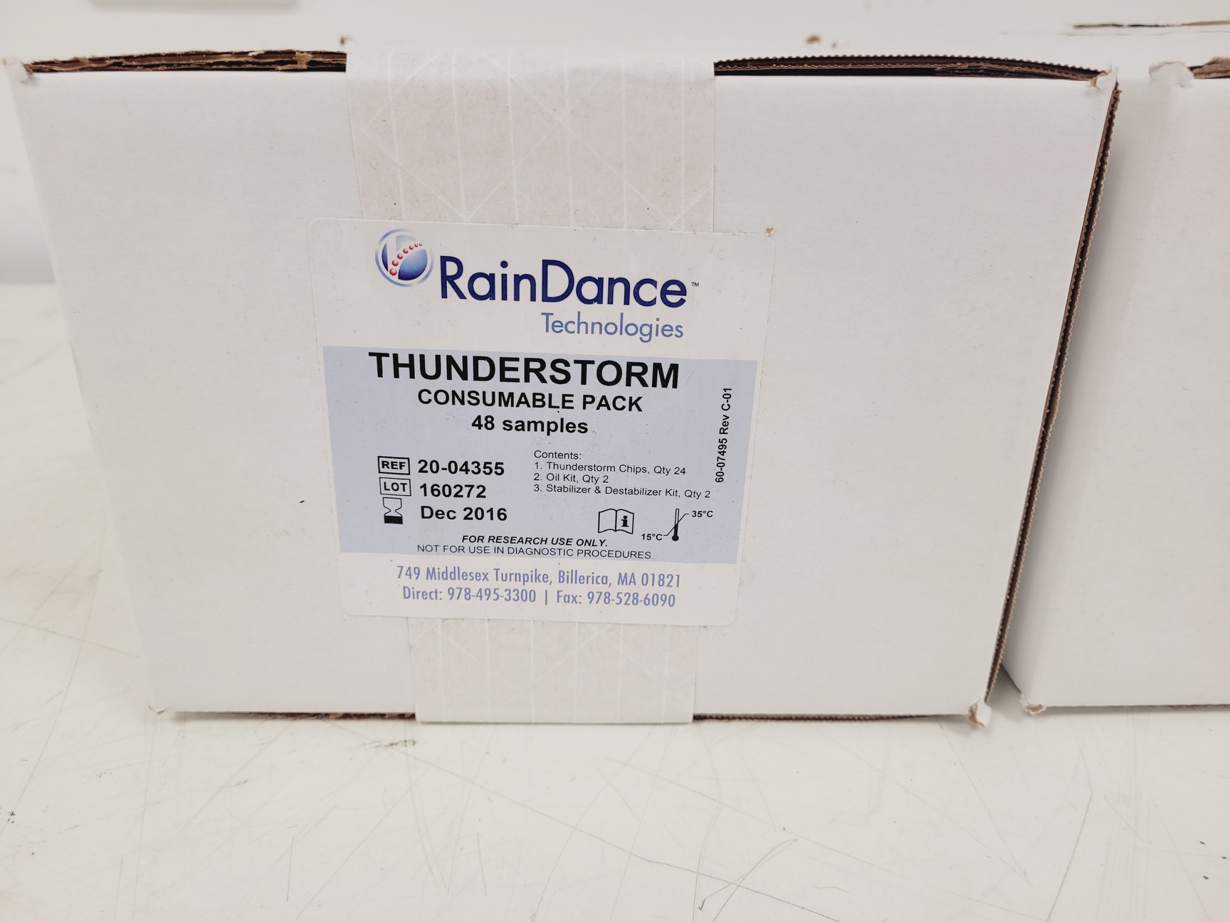 Image of RainDance Technologies ThunderStorm Sequencing System NGS Lab